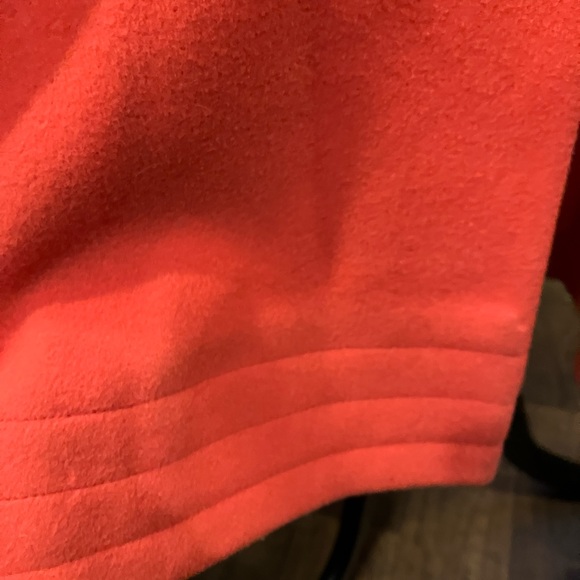 Vintage swing coat orange-pink with pink plastic buttons NS See Measurements - Picture 4 of 10